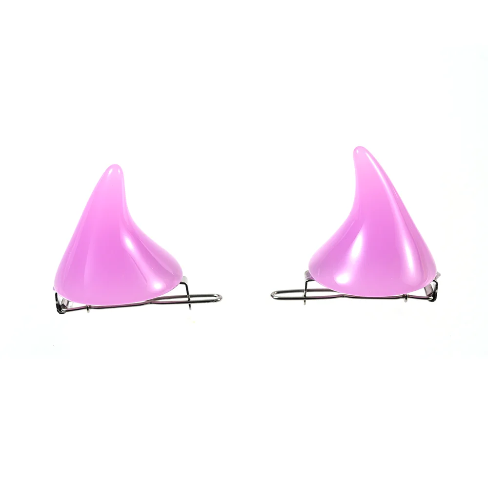 Hair clips,hair accessories 2Pcs Small Demon OX Horn Hairpins Gothic Party Cosplay Costume Pin Hairpins Costume Horn Halloween Hair Accessories Clip