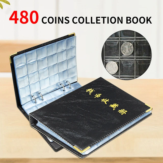 120 Pockets Coin Album Collection Book  Album Book Collector Coin Holder -  480 - Aliexpress