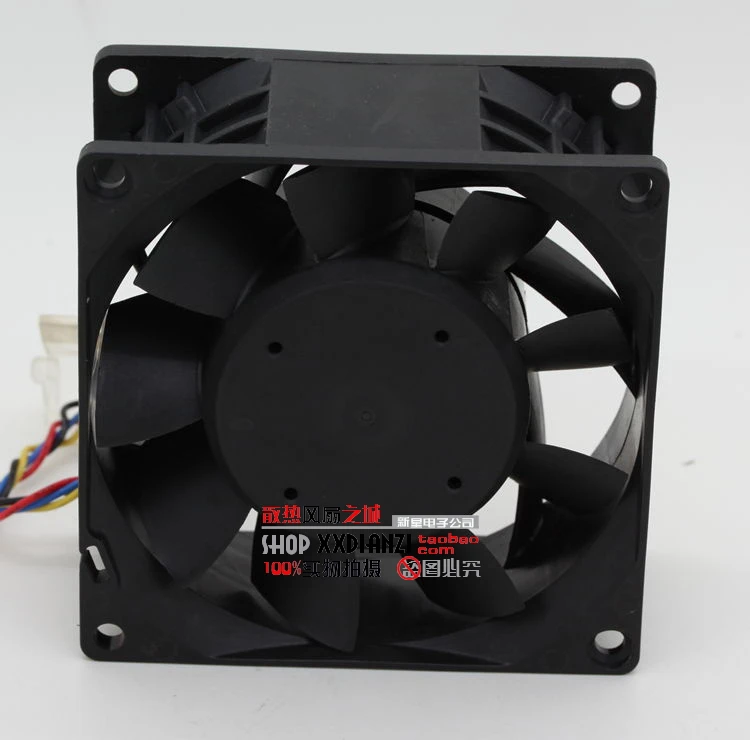 PFC0812DE 8038 3.30A 12V 4 провода и двухрядным подшипником Мощный охлаждающий вентилятор для кулера