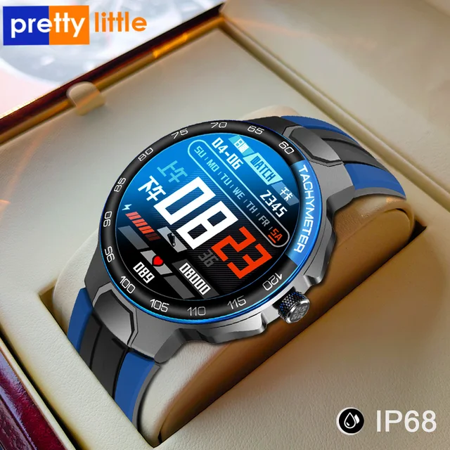 Smart Watch Men Women IP68 Waterproof Bluetooth 5.0 24 Exercise Modes Smartwatch E1-5 Heart Rate Monitoring for Android Iosr A 1