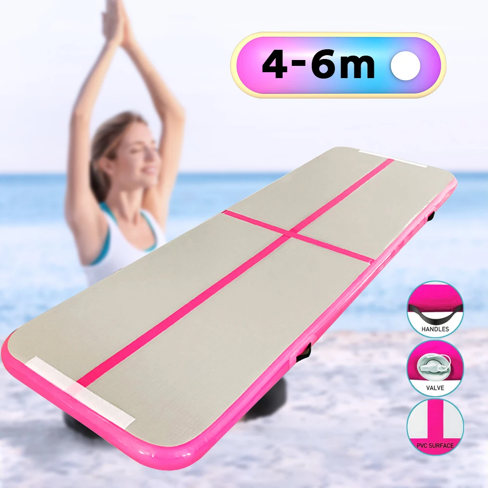 4m/5m/6m Inflatable Airtrack Gymnastics Air Track Acrobatic Mattress Floor Inflable Yoga Mat for