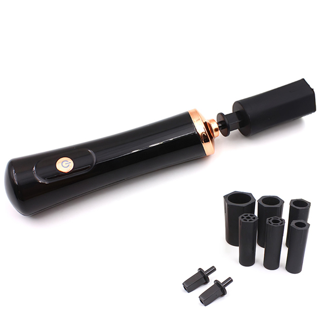 Eyelash Glue Shaker Beauty Care Tools Nail Polish Ink Pigment Liquid Shake Machine Nail Tool 2pcs Connector