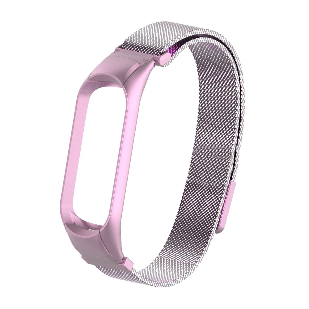 Браслет mi lanese для Xiaomi mi Band 3 4 спортивный ремешок часы из нержавеющей стали ремешок для mi band 3 4 браслет mi band 4 3 ремешок