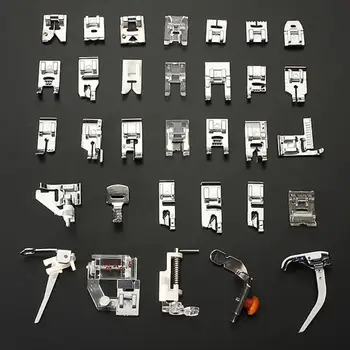 

32/1 PCS Domestic Sewing Machine Presser Foot Feet Snap On For Brother Singer Set Multifunctional Sewing Accessories Purpose
