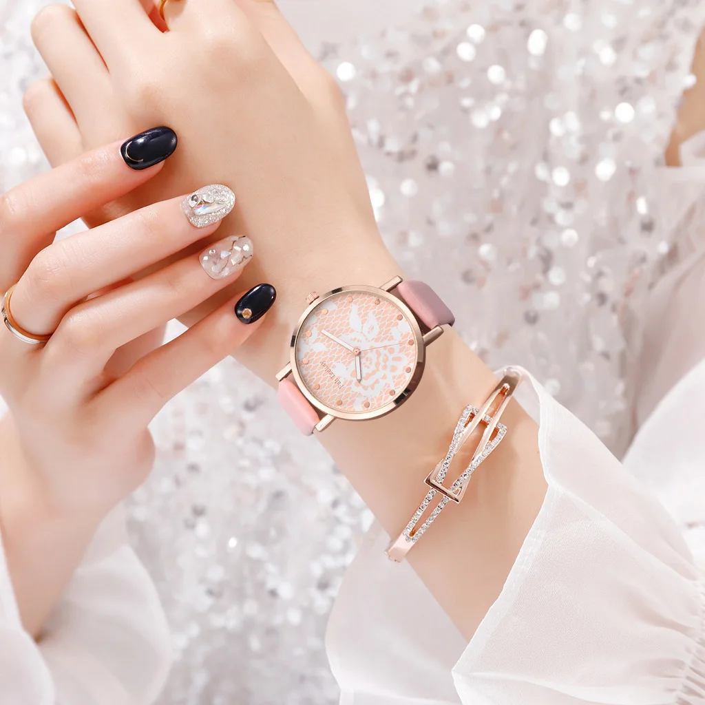 

Classic Printed Women Watches 2019 Fashion Leather Ladies Watch Waterproof Female Quartz Wristwatch Relogio Feminino Reloj Mujer