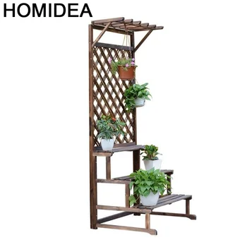 

For Estanteria Ladder Estante Para Plantas Table Indoor Pot Balcony Shelf Plant Rack Dekoration Stojak Na Kwiaty Flower Stand