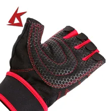 Перчатки для фитнеса, велоспорта, на полпальца, силиконовые противоскользящие перчатки для бега, спортивные защитные перчатки