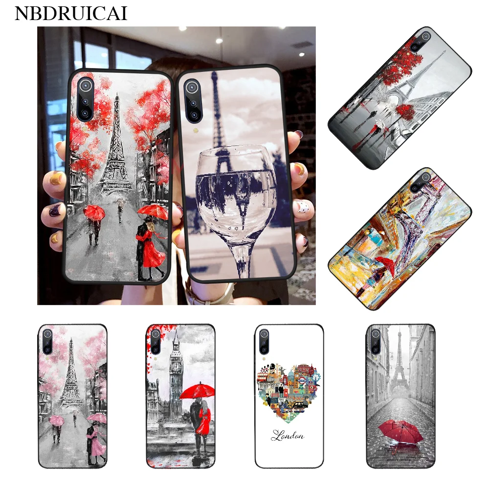 NBDRUICAI Париж Лондон Эйфелева башня Нью-Йорк осенний чехол для телефона vivo v11 Pro 2019 X20