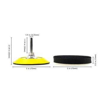 

Hook and Loop Sanding pad Sander Polishing Die grinders Electric drill