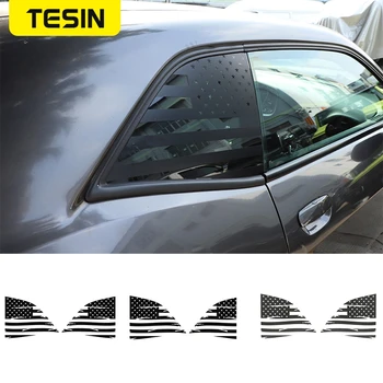 

TESIN Car Stickers for Challenger 2008+ Car Rear Window Decoration Cover Stickers Accessories for Dodge Challenger 2008-2020