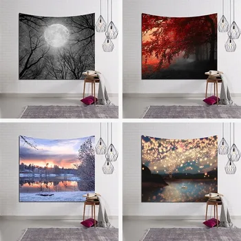 

Nordic ins American Explosive Wall Cloth Art Wall Tapestry Tapestry Home Decoration Mural BeachTowelHome Decoration Accessories