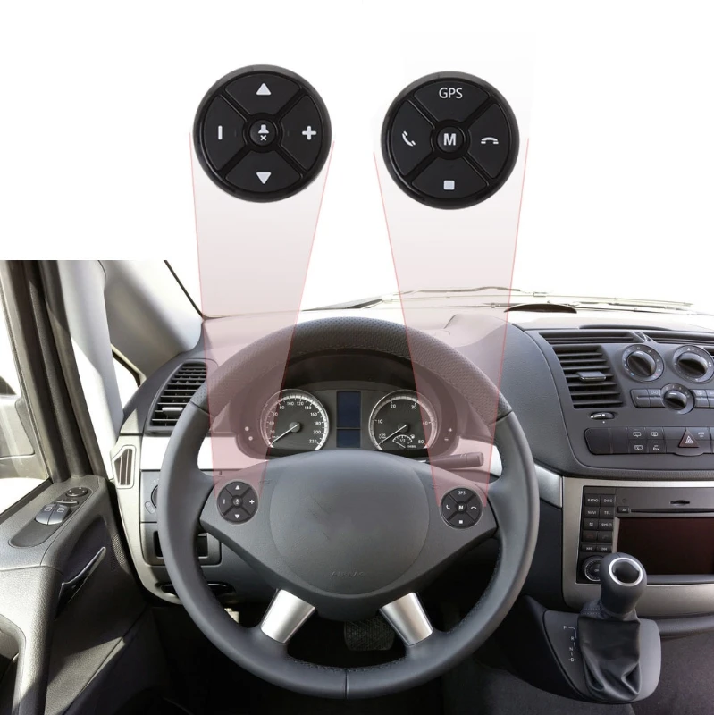 

Universal Car Steering Wheel DVD GPS Wireless Smart Button Key Remote Control