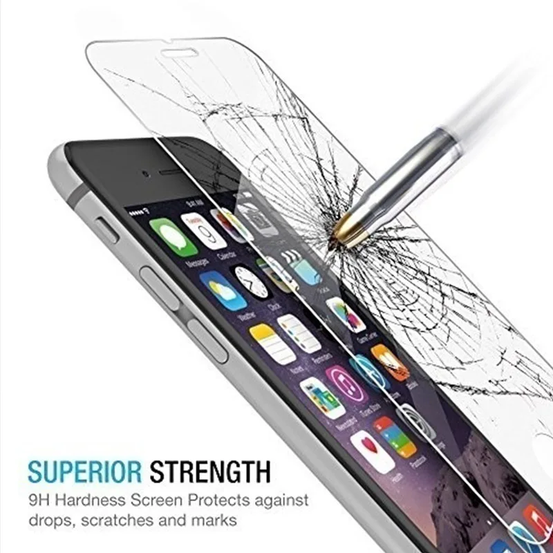 5 шт. 3 закаленное стекло для Iphone 7 8 защита экрана plus Защитное стекло|Защитные