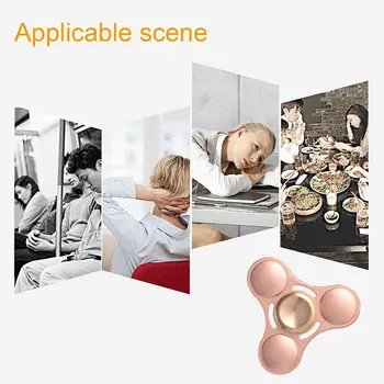 

Professional Fidget Triangle Aluminum Metal Hand Spinner For ADHD Stress Out Autism Relief Rotation Long Time Adult Funny Toy