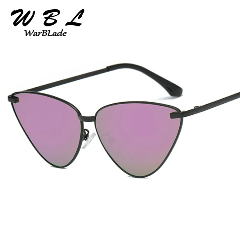

WarBLade Sexy Ladies Cat Eye Sunglasses Metal Frame Women Newest Triangle Vintage Gradient Sun Glasses For Female 2019