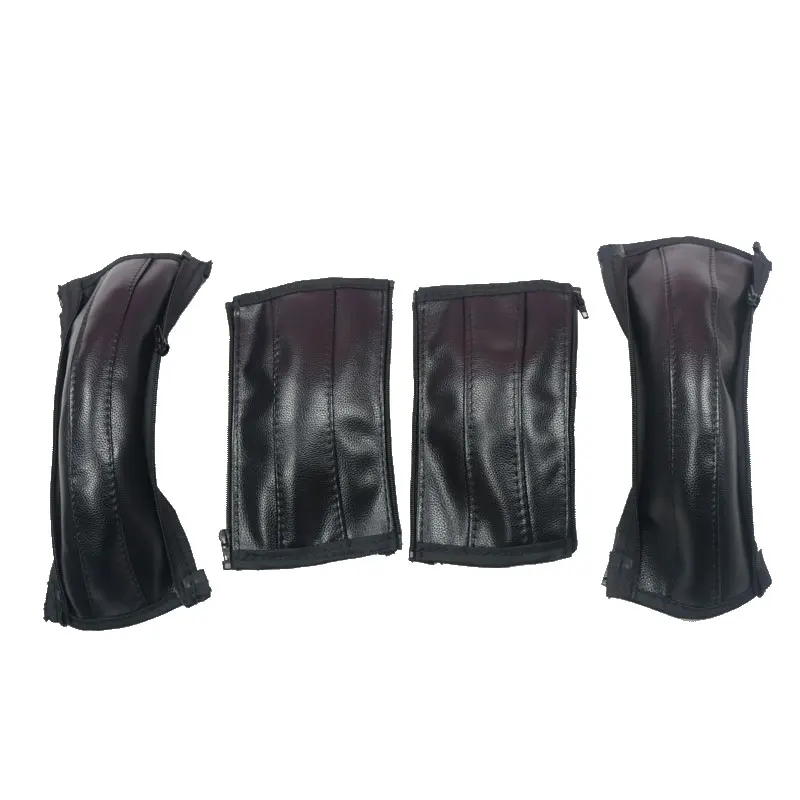 Stroller accessories stroller leather cover 2pc/set Stroller Pu Leather Covers For Yoyaplus 1/2/3 Handle Wheelchairs Baby Stroller Armrest Protective Case Pram Accessories