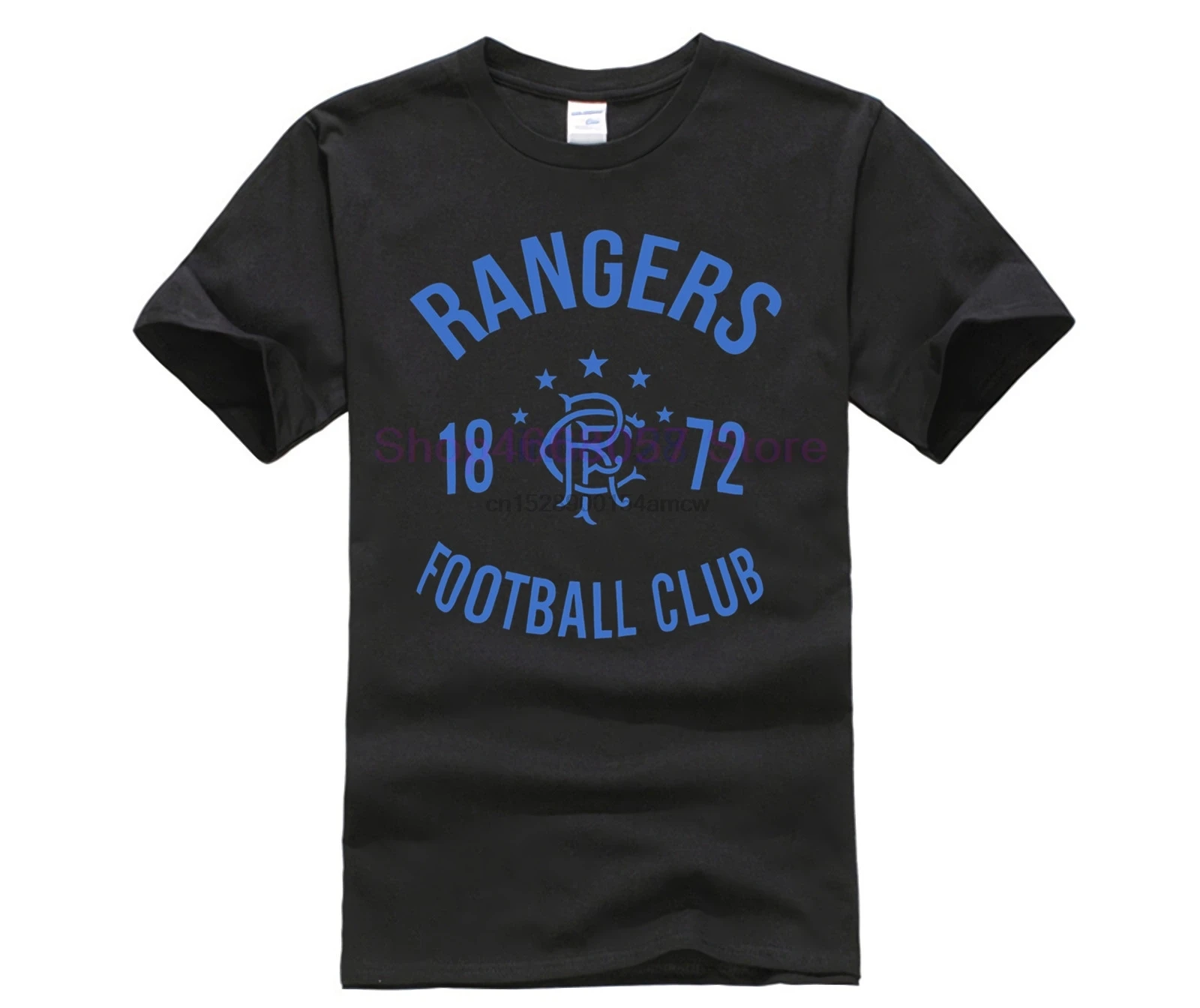 

Glasgow Rangers FC 1872 Crew T-Shirt Mens White Footballer Soccer