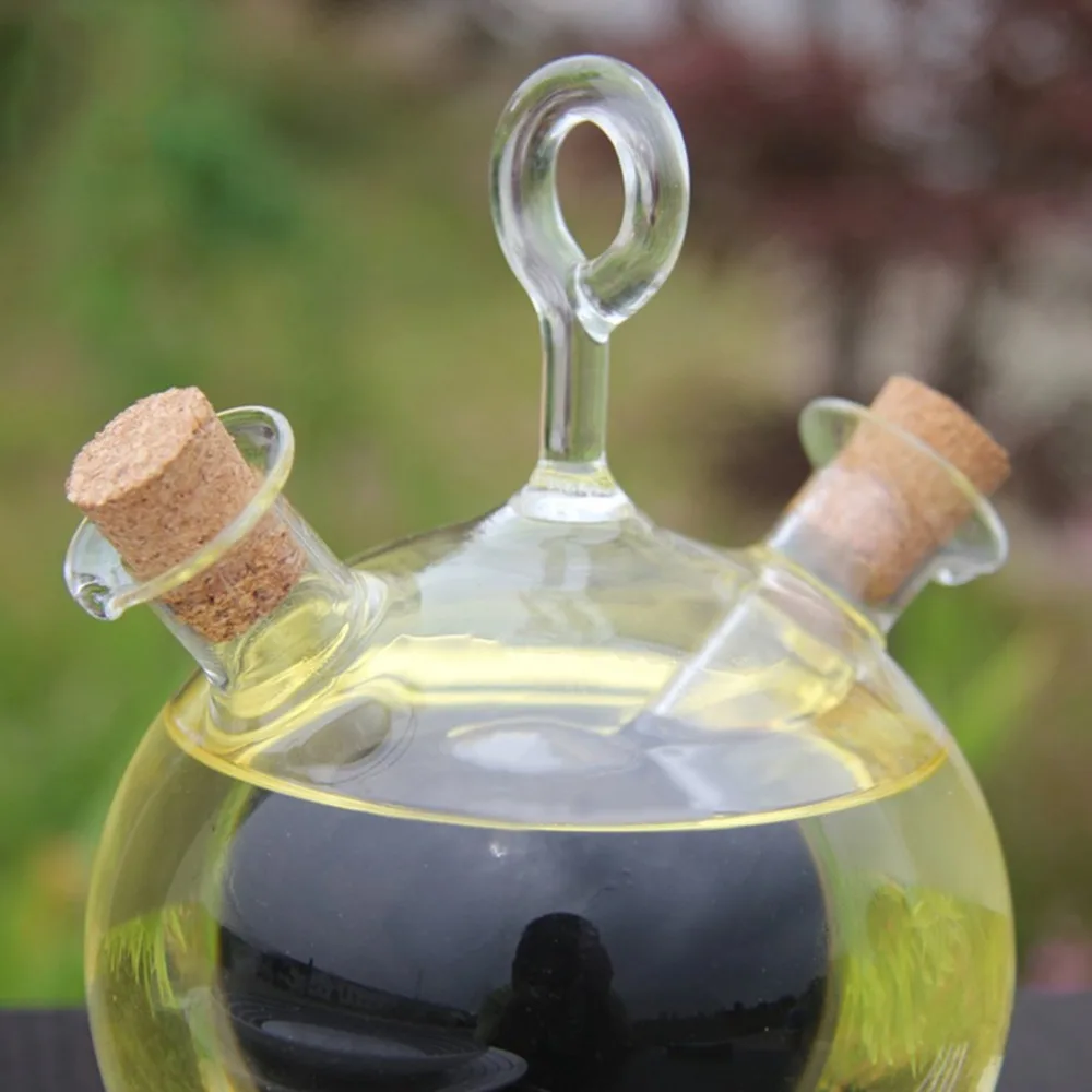 Glass Bottles Large Household Anti-leaking Oil Pot Kitchen Supplies Seasoning Tank Oil Tank Soy Sauce Vinegar Bottle