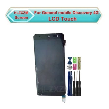 

For General Mobile Discovery 4G LCD Display With Touch Screen Digitizer Assembly Replacement With Tools+3M Sticker