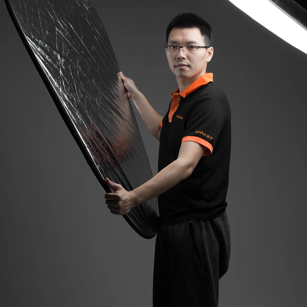 5 in 1 Portable Collapsible Light Oval Photography Reflector 60x90cm 90x120cm 100x150cm 150x200cm for Studio photography reflector