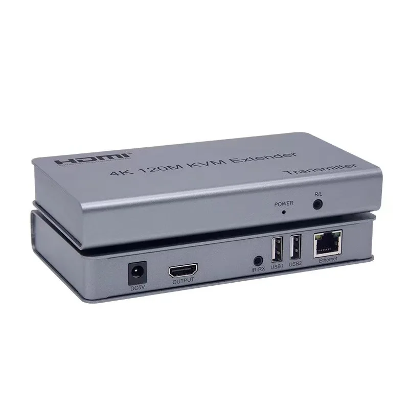 4K120M200M HDMI KVM-удлинитель RJ45 Ethernet Cat5e Cat6 кабель конвертер TX RX Поддержка USB Мышь