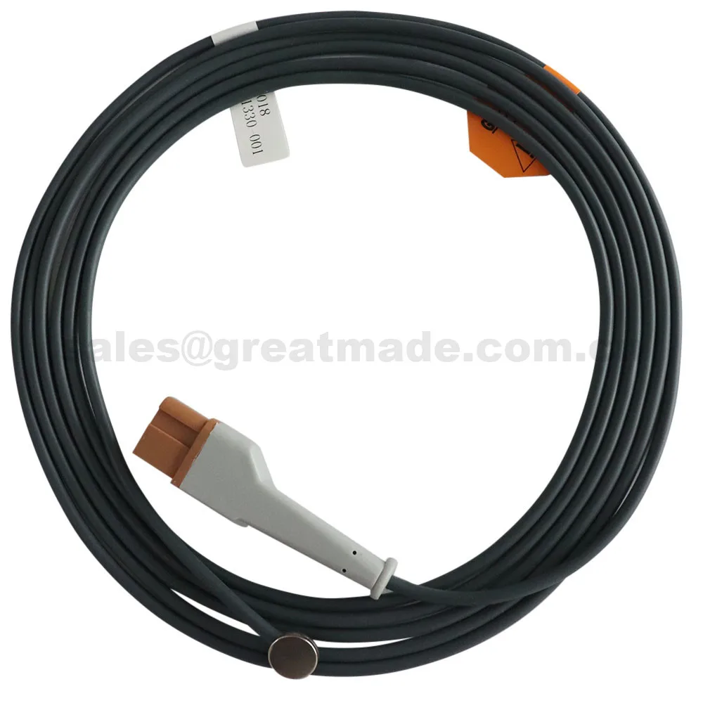 TP018 Spacelabs совместимый многоразовый температурный зонд-20700-4000-00, кожа, 10PIN - Цвет: TP018