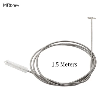 

1.5 meter 3/8inch Spiral Cleaning Brush Beer Silicone Hose Cleaner Air Pump Hose Tube Filter Pipes silicone tube Washing Tools