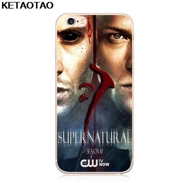 KETAOTAO сверхъестественный чехол для телефона s для iPhone 4S SE 5C 5S 6S 7 8 Plus X XS XR 11 Pro Чехол кристально чистый мягкий TPU чехол s - Цвет: Прозрачный
