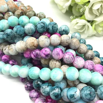 

Wholesale 6 8 10mm glass bead spacer jewelry Bulk Beads For DIY Making Bracelet Necklace Jewelry