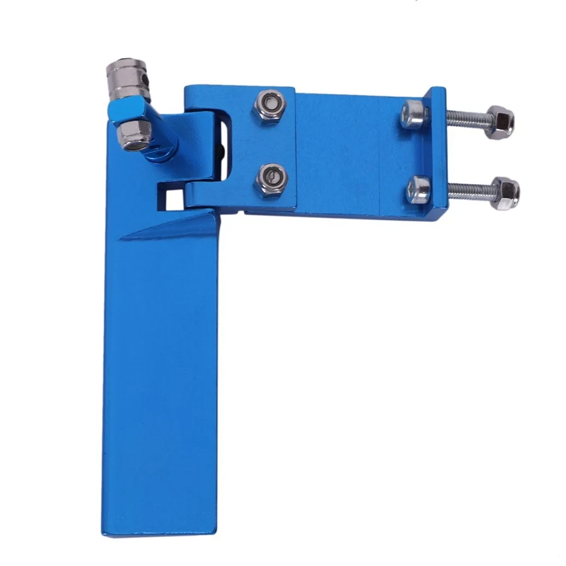 

Aluminum Long Rc Boat Rudder With Water Pickup Absorbing Steering For Electric Gas Remote Control Model Parts Cnc(Blue)