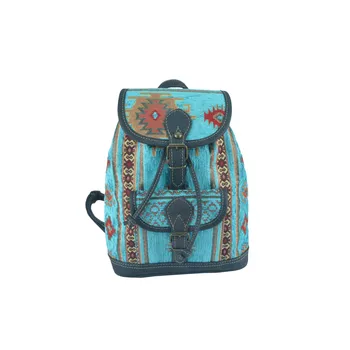 

Handmade Elegant Backpack designed with special kilim patterned fabric