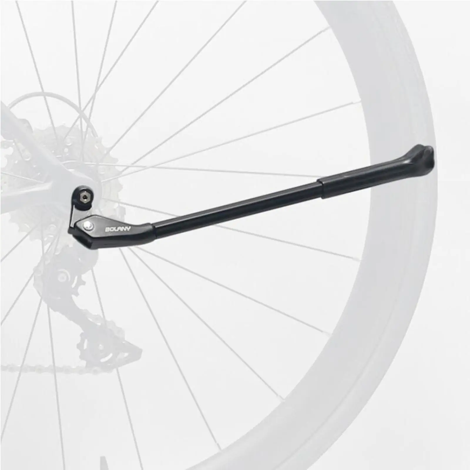 Bike Kickstand Lightweight Rear Hub Mount Non-Slip Side Stand Replacement