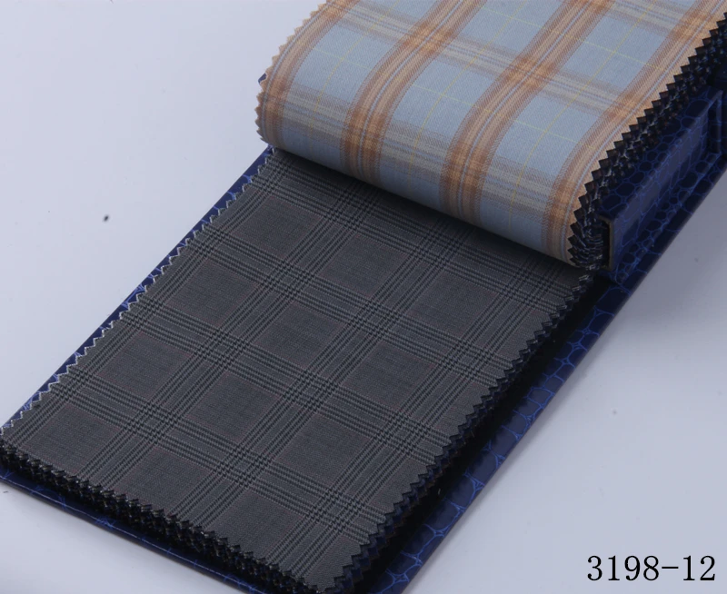 Темно-синий Glen Check мужской костюм s на заказ Slim Fit серый клетчатый свадебный костюм для мужчин костюм в клетку с изображением принца из Америки - Цвет: 3198-12
