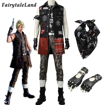 

Final Fantasy XV Prompto Argentum Costume Game FF15 Cosplay Carnival Halloween Outfit Adult Men Fancy Party Suit