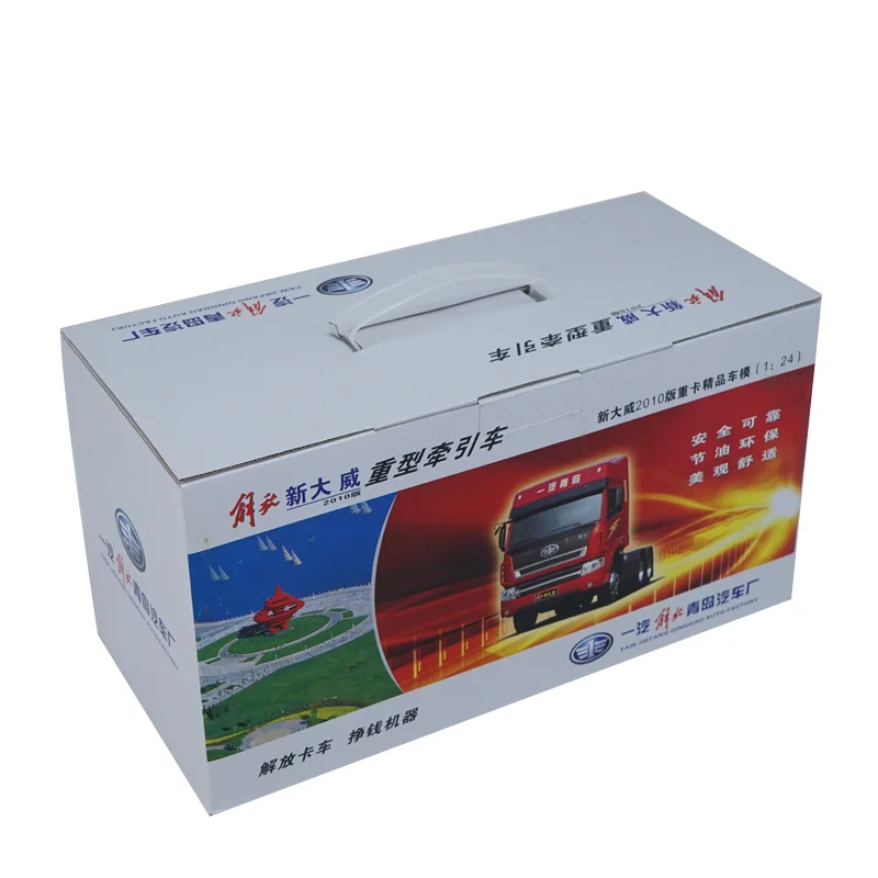 Коллекционный металлический 1/24 Китай Грузовик FAW XINDAWEI JIefang трактор миниатюрный Тягач Модель автомобиля