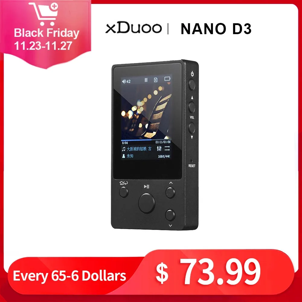 xDuoo NANO D3 hi fi player portable HD lossless