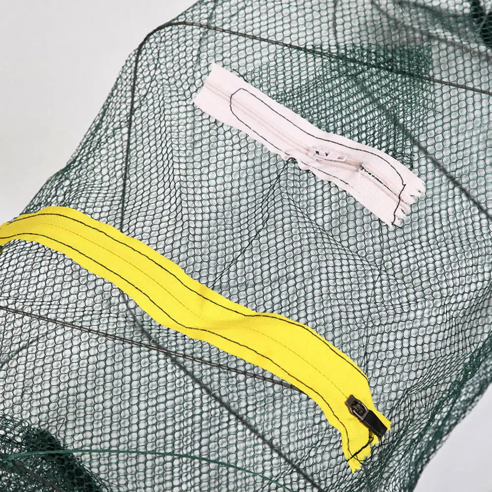 2pcs High quality Fish Trap Net Fishing Gear Crab Prawn Shrimp Crayfish Lobster Crawdad Foldable Fishing Accessories New