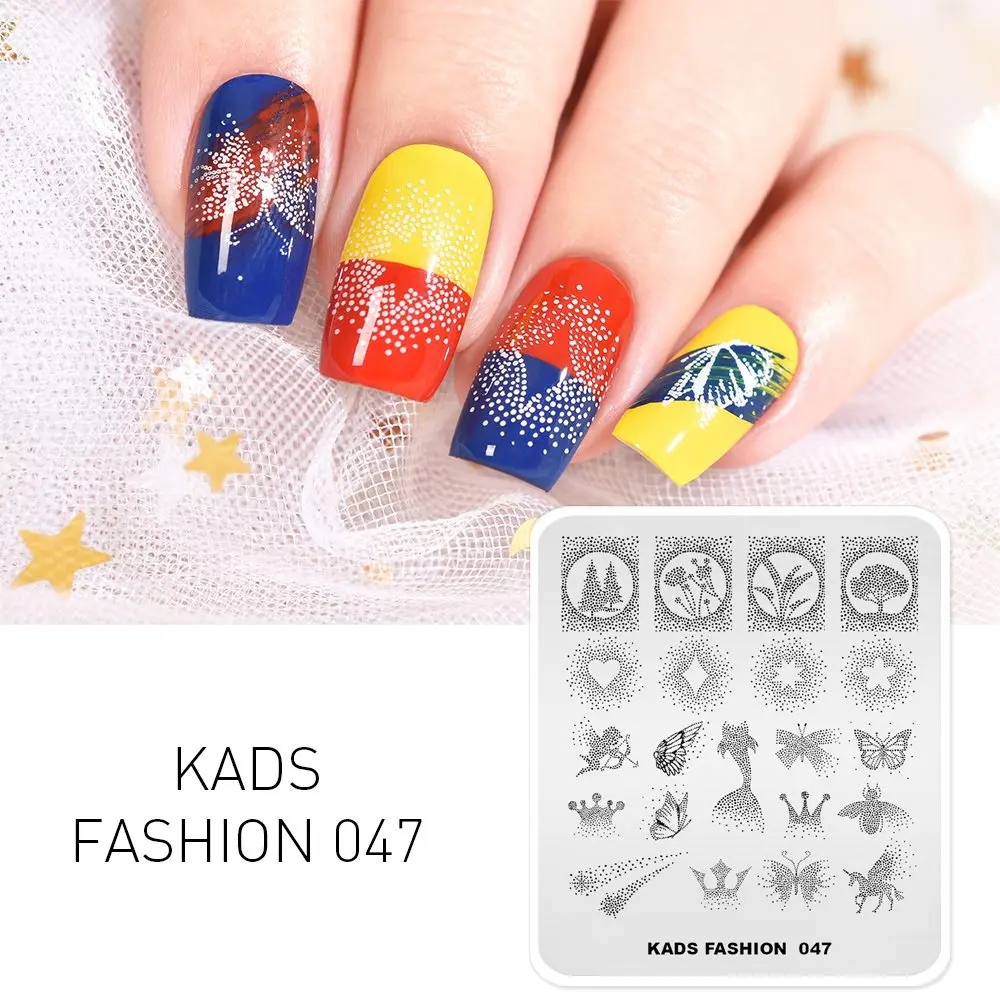 1pc Nail Stamping Plate Nail Art Design Stamping Template Geometric Pattern Image Stencil Plate For DIY Nail Art Decoration 6