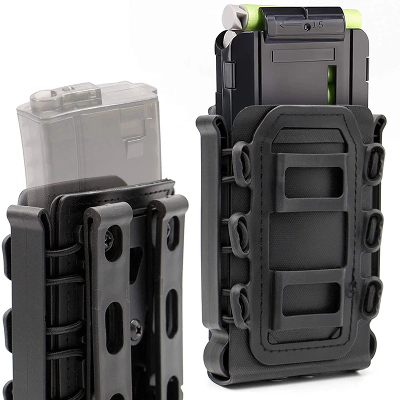 

Быстрая Магнитная сумка 5,56 мм 7,62 мм, тактические Чехлы для журналов, мягкая переноска с ремнем быстрого крепления, тактическая переноска для винтовки