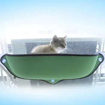 

Removable Cat Sunbathing Hammock Bed for Window Solid Color Lounger Hanging Shelf Sofa Seat for Cat Rest House Cage# A