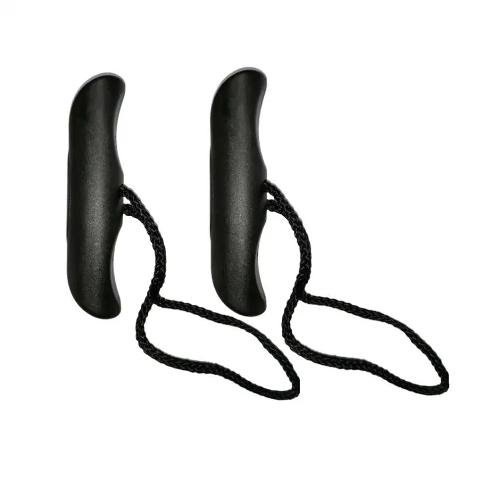 1 Pair Marine Boat Canoe Kayak Pair of Black Toggle Handle Kit