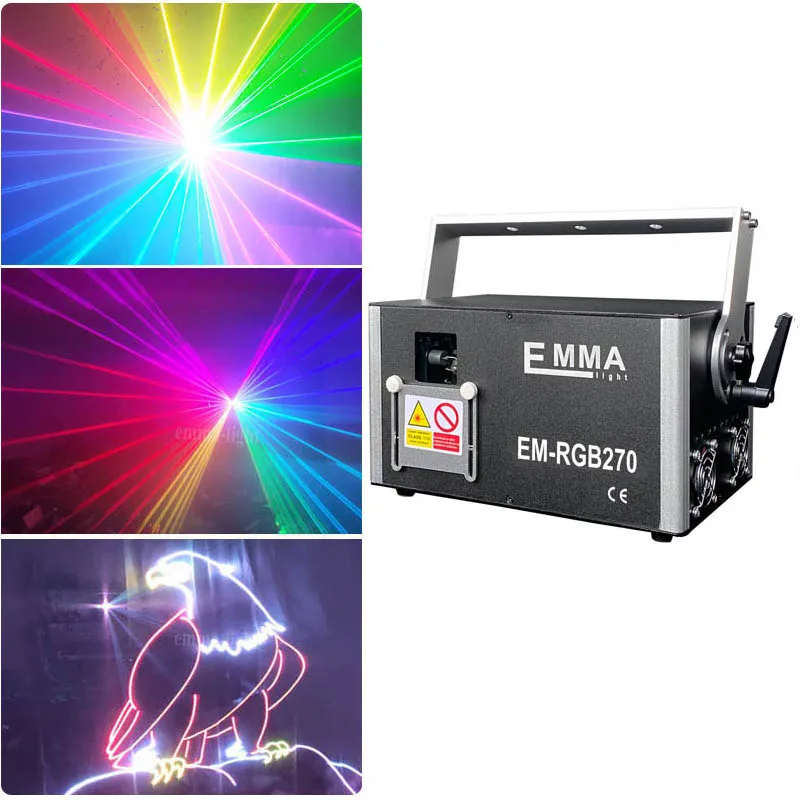 Новый RGB ILDA сценические диджейские Лазерные Лампы разноцветные 1 2 Вт