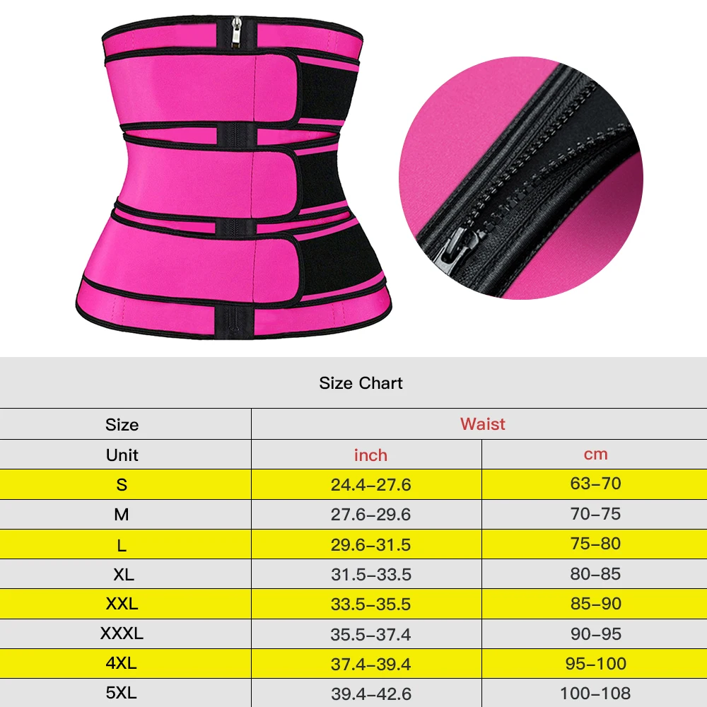 2020 Waist trainer body shaper plus size wasit trainer womens belly control sweat belt waste trainers leonisa shapewear Shapewear