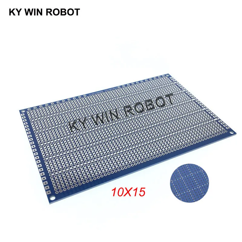 1pcs DIY 10*15CM Blue Single Side Prototype Paper PCB Universal Experiment Matrix Circuit Board 10x15CM For Arduino 1pcs diy 9 5x12 8 9 5 12 8cm prototype paper pcb universal experiment matrix circuit board single row continuous hole 95x128mm