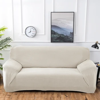 

1/2/3/4 seaters Elastic Universal Sofa Cover Knitted Thicken Stretch Slipcovers Living Room Couch Cover Armchair Cover