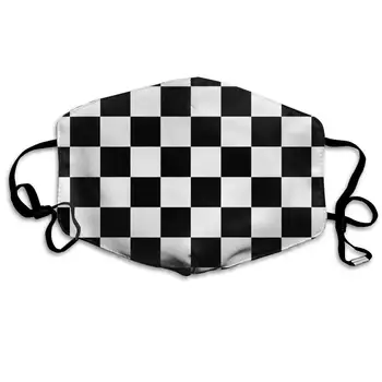 

Garde Art Studio Mask Can Be Washed Reusable Mouth Mask, Funny Anti-Dust Face Masks, Race Waving Checkered Flag Ski Cycling