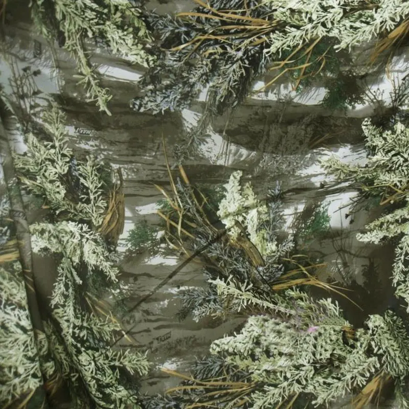 1,48 м ширина волоконно-полиэфирная камуфляжная ткань износостойкие бионические Камуфлированные ткани для охоты спрятать крышку слепой одежды