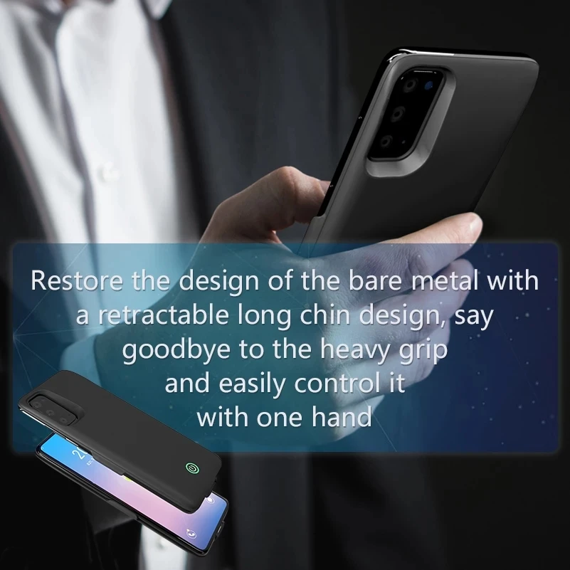 External Power Bank Charging Cover For Samsung Galaxy  S21 Plus S21 Ultra S215G Battery Case Portable Battery Charging Case