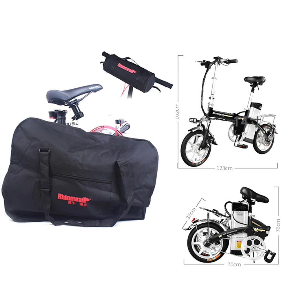 Online Bolsa de almacenamiento de embalaje bolsa de carga de viaje bolsa impermeable accesorios Bycicle transporte grande portátil para bicicleta plegable