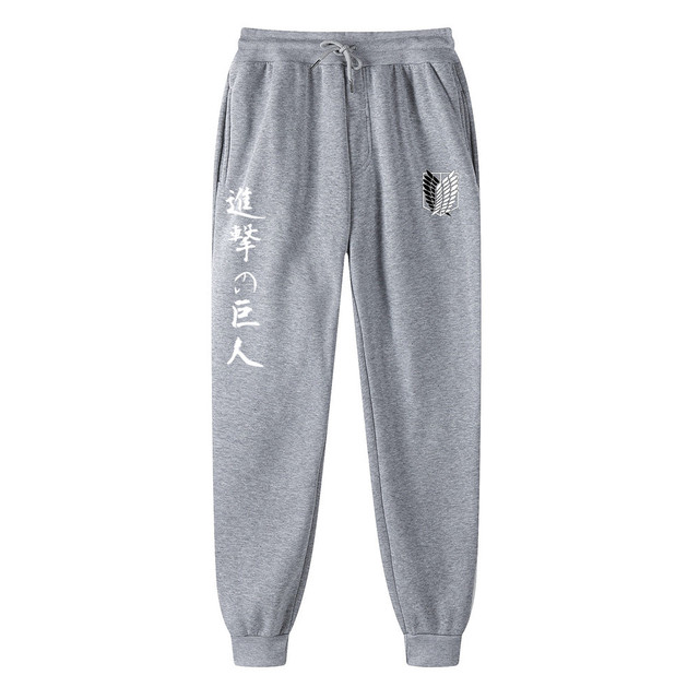 Attack on Titan Printed Ms Joggers Brand Woman Casual Trousers Sweatpants Fitness Workout Running Sporting Pants Clothing